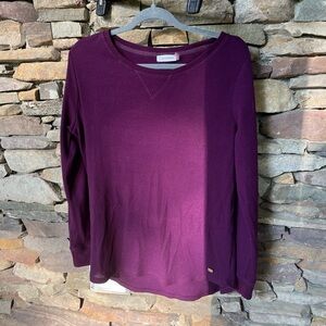 Calvin Klein Purple Long Sleeve Sweatshirt